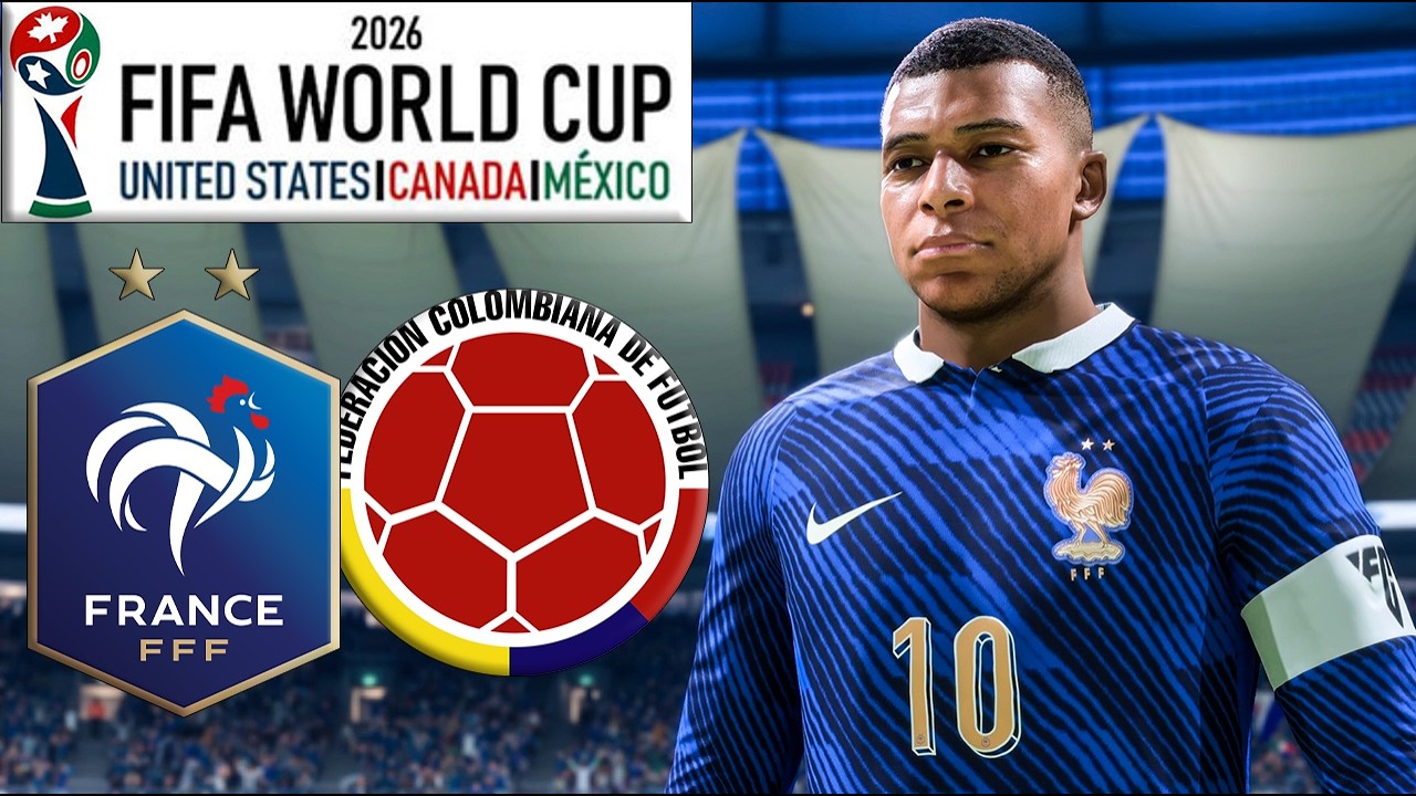 France vs Colombie | FIFA World Cup 2026 | Match Complet | EA Sports FC 26
