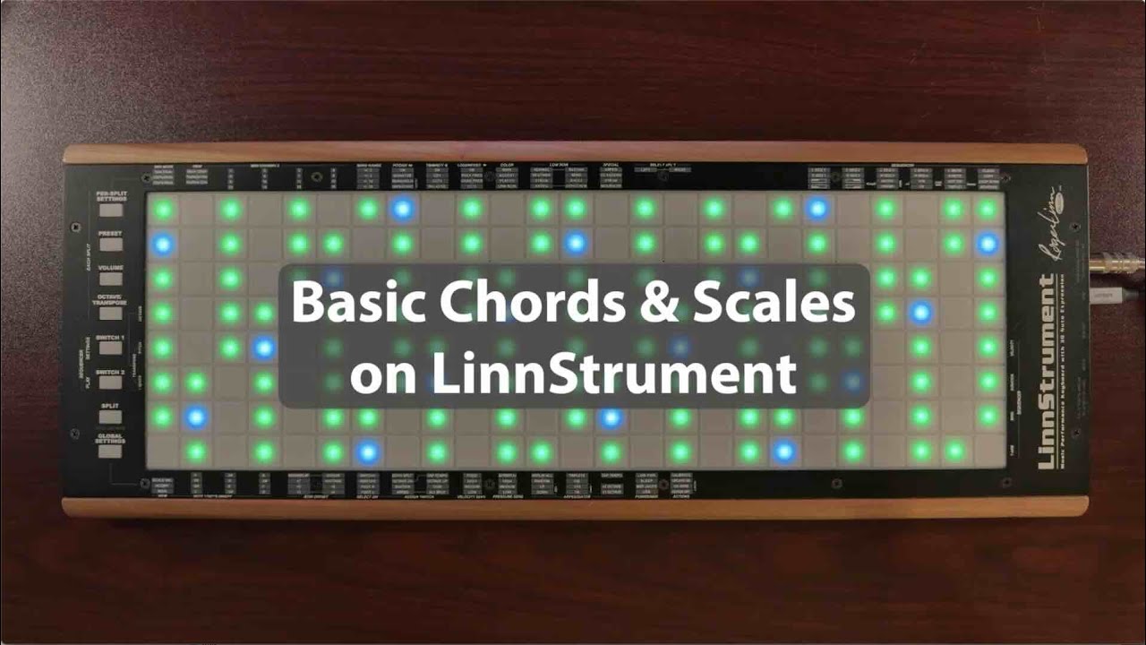 Basic chords & scales on LinnStrument