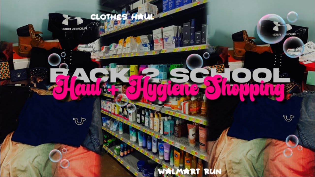 Back To School Clothes Haul+ Hygiene Shopping 