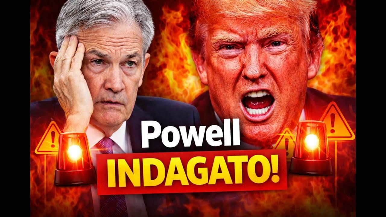 TERREMOTO a Washington: Jerome Powell INDAGATO !!!
