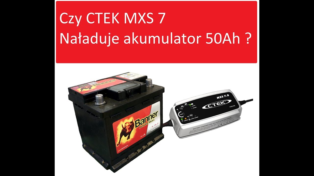 Ładowarka CTEK MXS 7. TEST