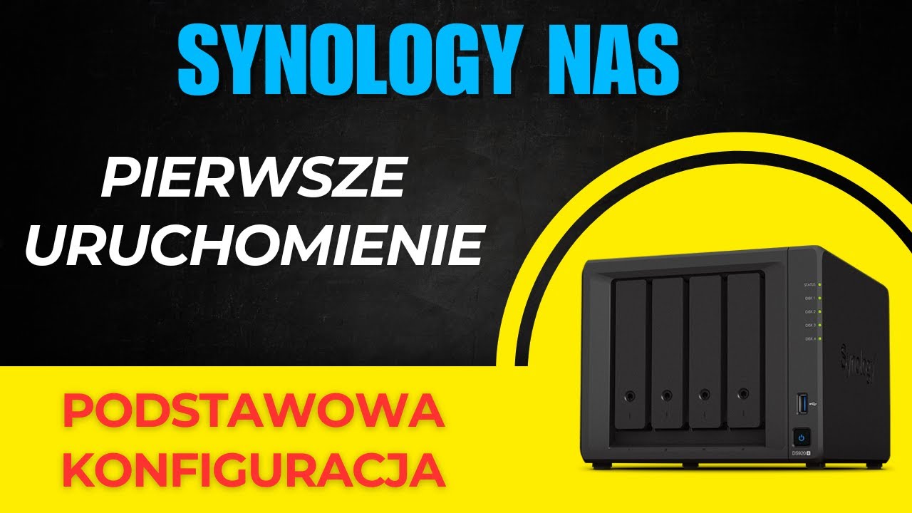 Pierwsze uruchomienie Serwera NAS Synology. Instalacja i wstępna konfiguracja. #CZ 1