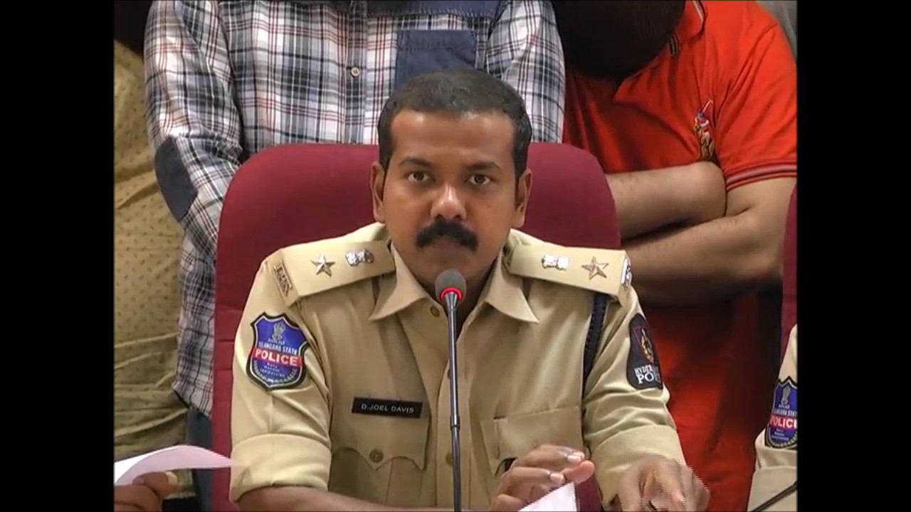 Joel Davis,IPS, DCP Central zone currency exchange case speech/PRO HYDERABADPOLICE