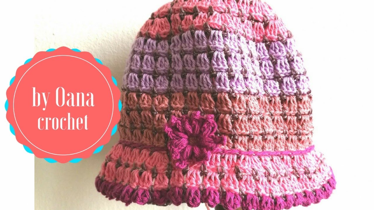 Cappellino all'uncinetto per bimba by Oana