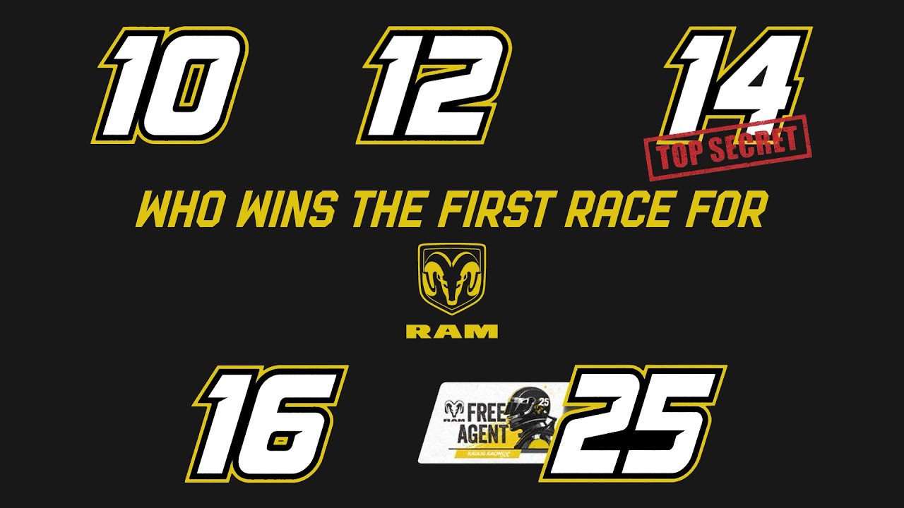 Кто выиграет первую гонку серии NASCAR Truck Race на автомобилях Dodge Ram?