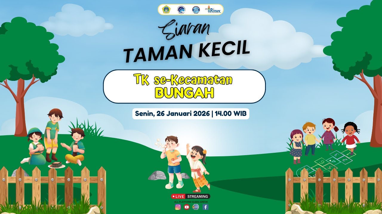 [LIVE] #igtki SIARAN TAMAN KECIL RADIO SUARA GRESIK SE KECAMATAN BUNGAH