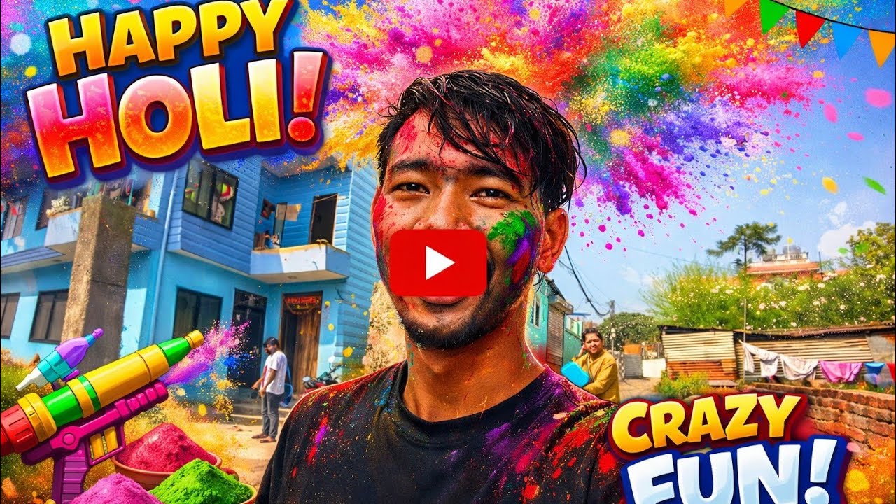 Welcome back to my another day of my holi vlog