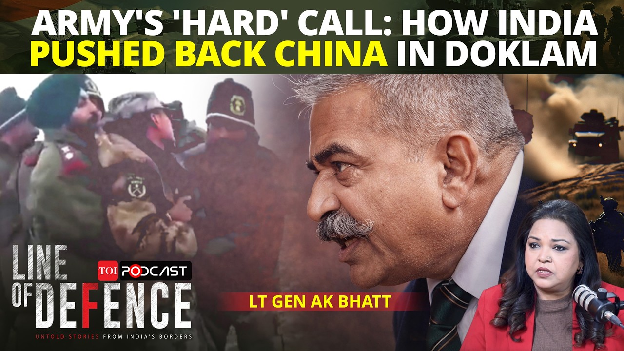 'Not Guns Or Tanks, Army Shocked China By...': Full Doklam Account By Lt Gen AK Bhatt I LoD Ep#1