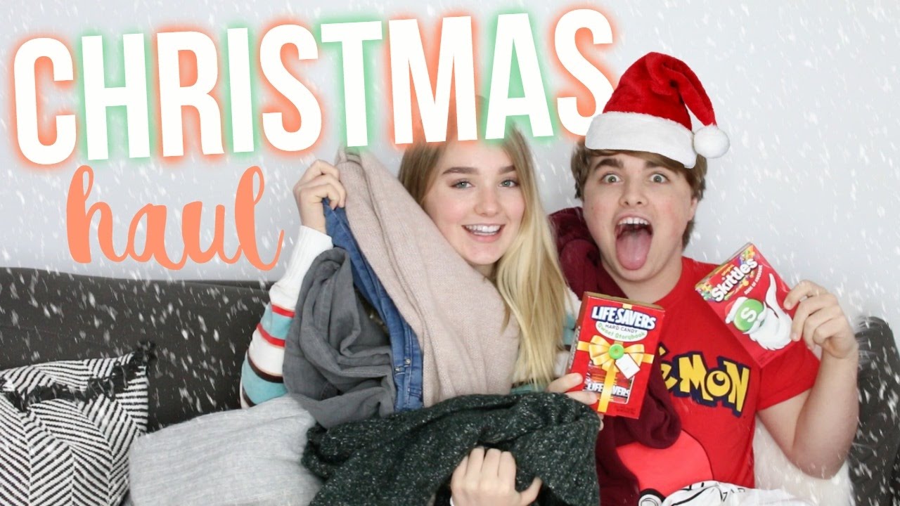 SIBLING WHAT WE GOT FOR CHRISTMAS HAUL! | Avrey Ovard