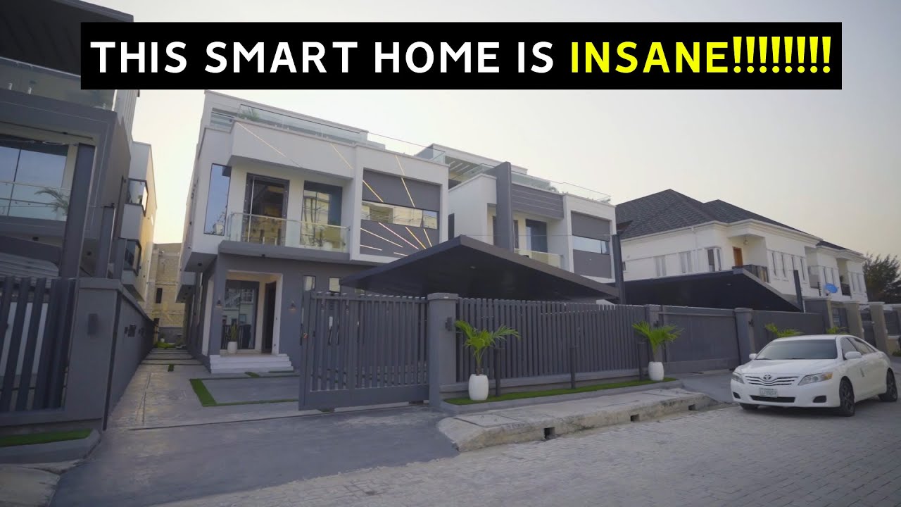 WE TOURED A ₦450,000,000 SMART HOME IN OSAPA LEKKI