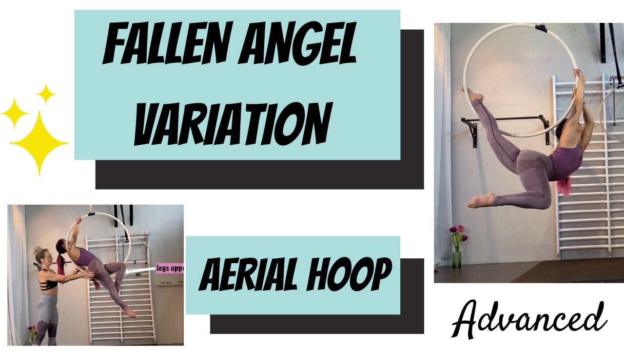 Fallen angel variation on aerial hoop tutorial (advanced)