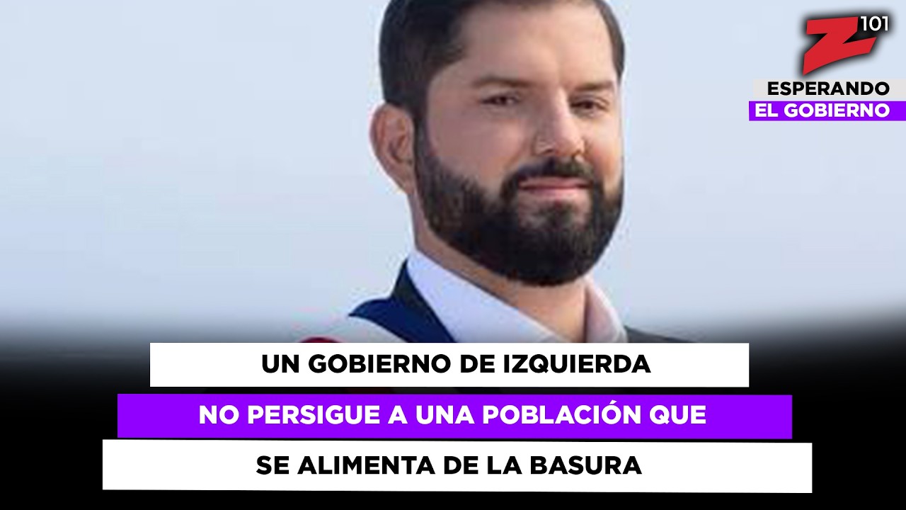 Un Gobierno de izquierda no persigue a una población que se alimenta de la basura