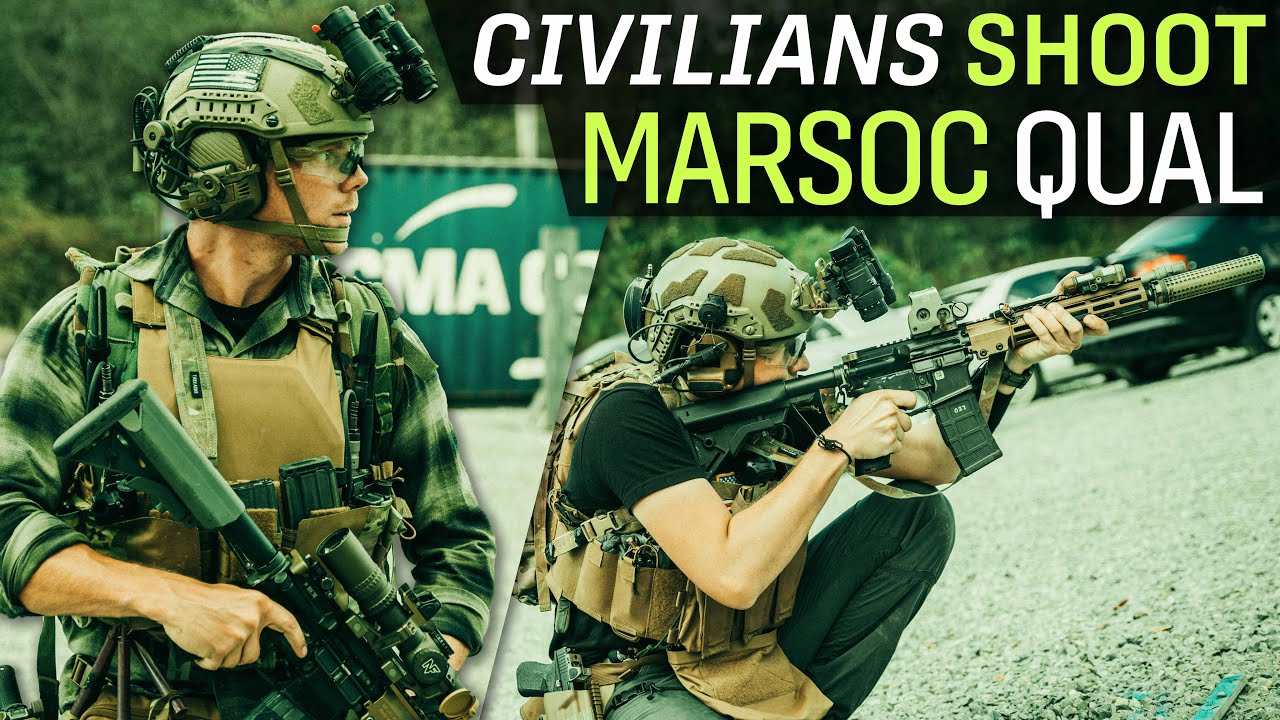 Стрельба в квалификационном турнире MARSOC Shoot House