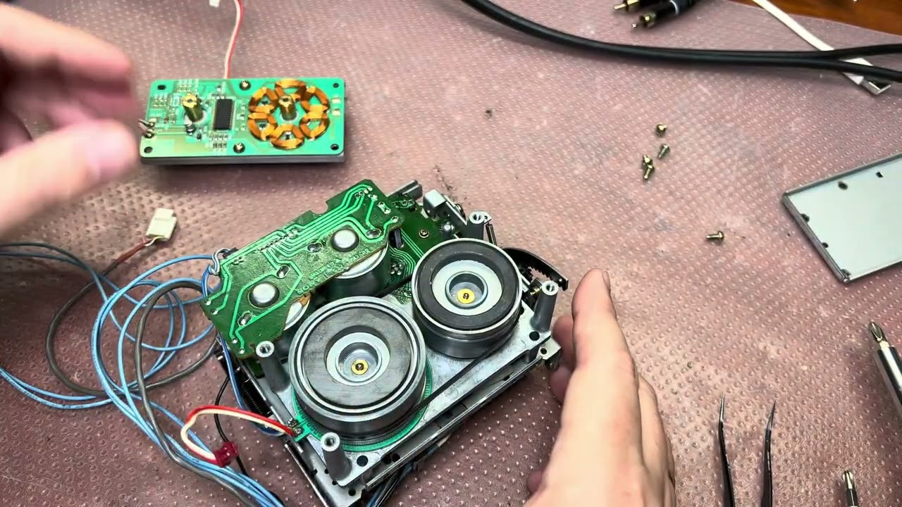 Poor Tortured BLACK Sony TC-KA7ES: A Restoration Challenge
