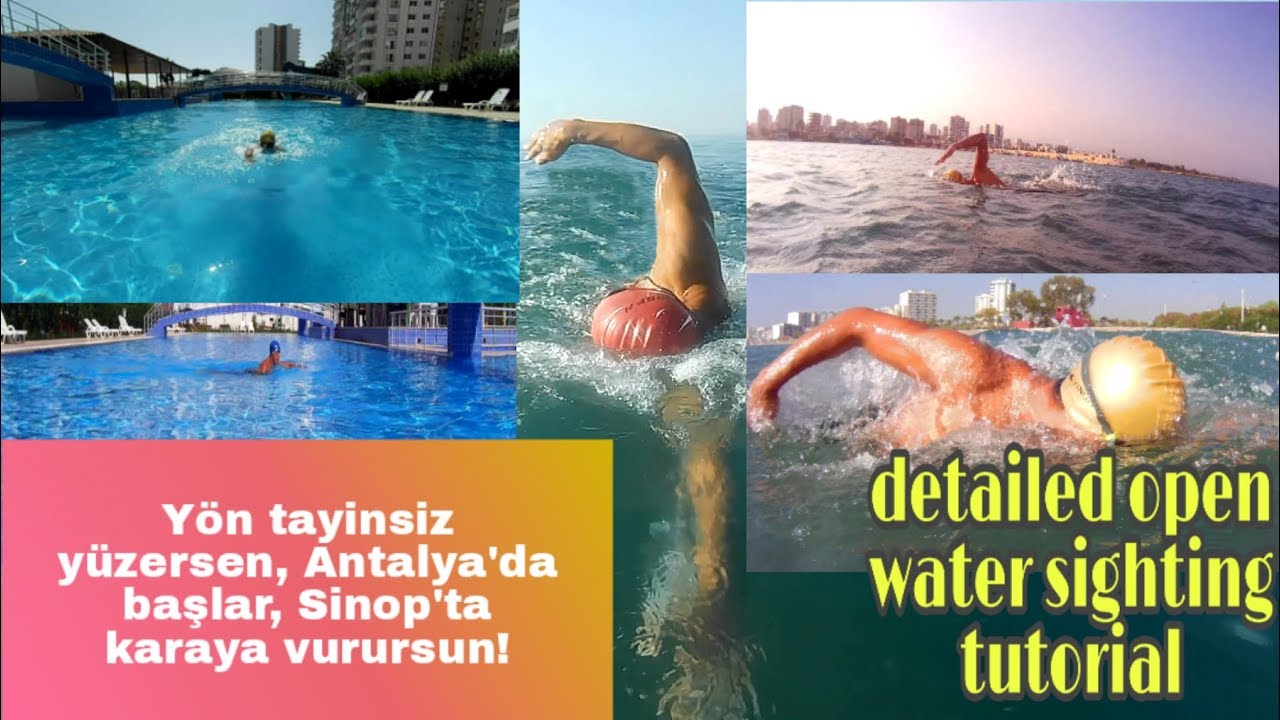 Denizde/Açıksuda yüzerken nefes nasıl alınır, yön tayini  | open water sighting&breathing drills