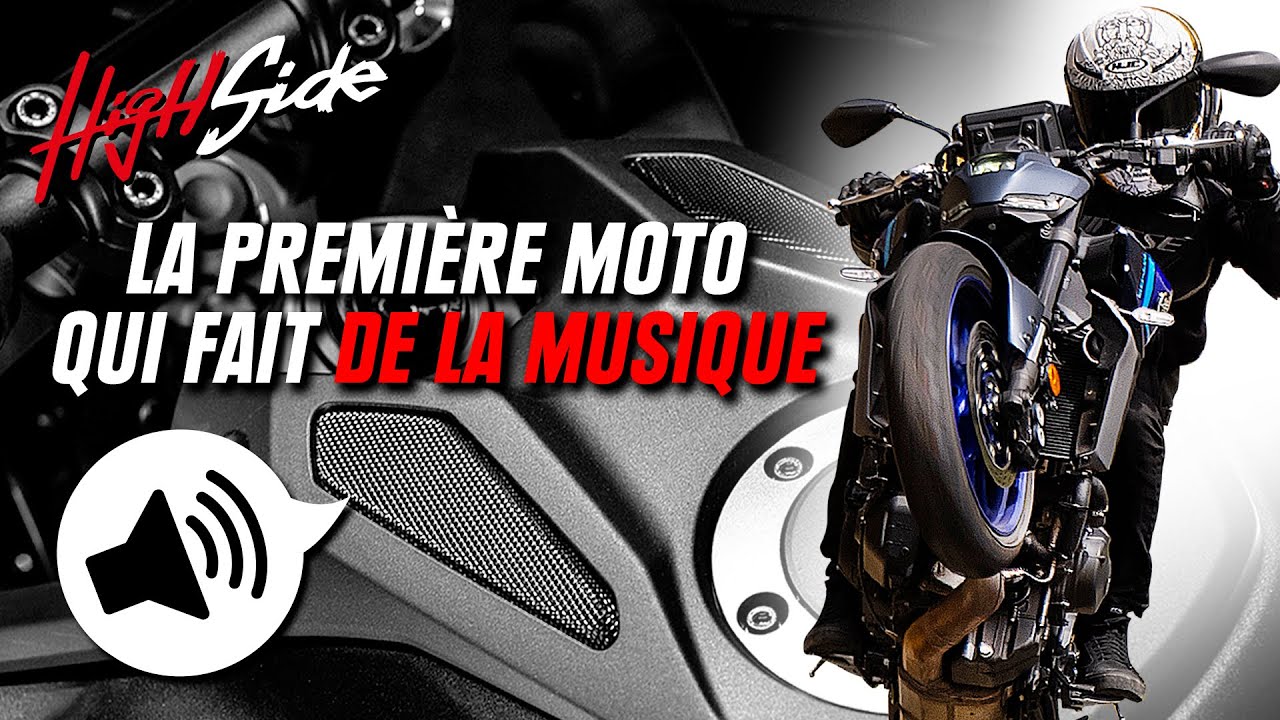 La première moto qui fait de la musique - Yamaha MT-09