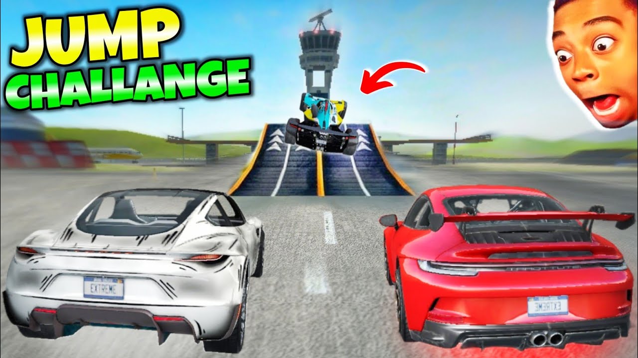 All New Car Stunts Through ATC Tower 😱 | Extreme Car  Driving Simulator | Cars Gameplay