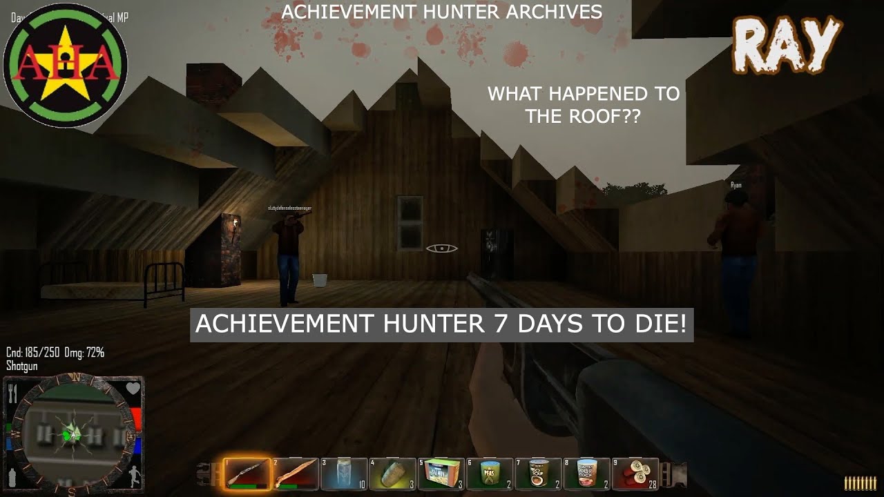 ACHIEVEMENT HUNTER'S GREATEST 7 DAYS TO DIE MOMENTS TO LAUGH TO ALL DAY!