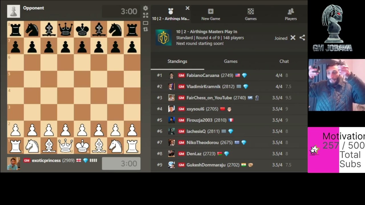 Jobava has been banned from tournaments because of this