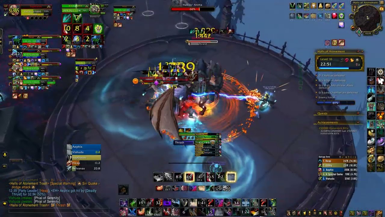 WOW SL 9.2 S3 HOA +16 Assassination Rogue POV