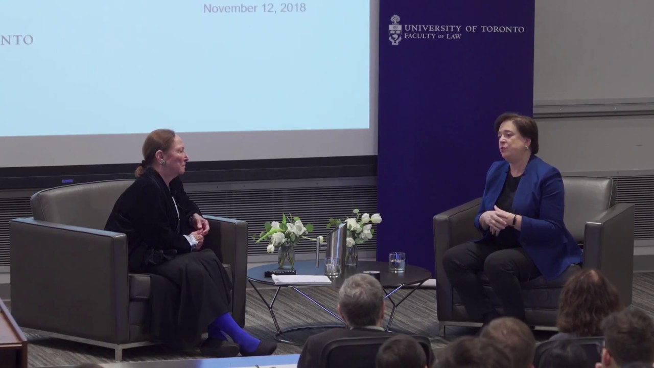A Conversation Between Justices Elena Kagan and Rosalie Silberman Abella