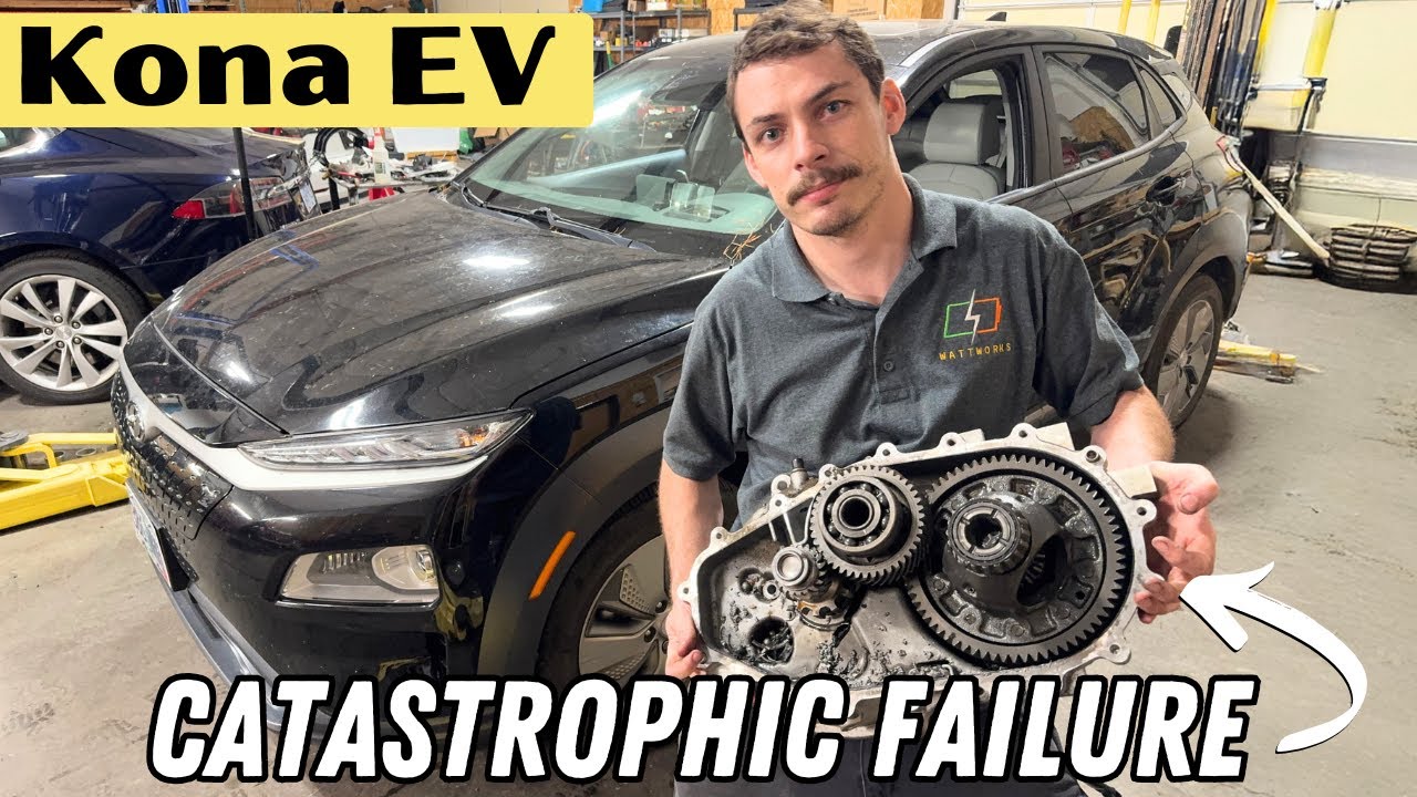 Hyundai Kona Loss Of Propulsion! Failed Bearing Destroys Gearbox