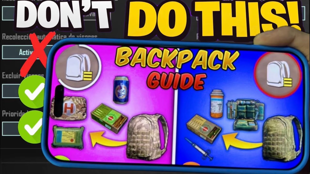 Cambia esto en tu inventario y vas a lootear 10 veces mas Rápido! HUD + SENS guía de config PUBGM
