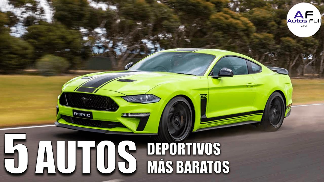 5 Autos Deportivos Más Baratos de América Latina | Ford Mustang 🔥🔥
