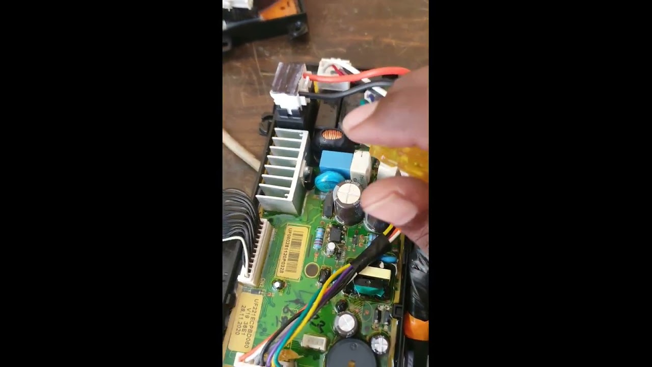 ifb front load washing machine dead done debugging and testing ⚡#pcbrepair #inverteracpcbrepair