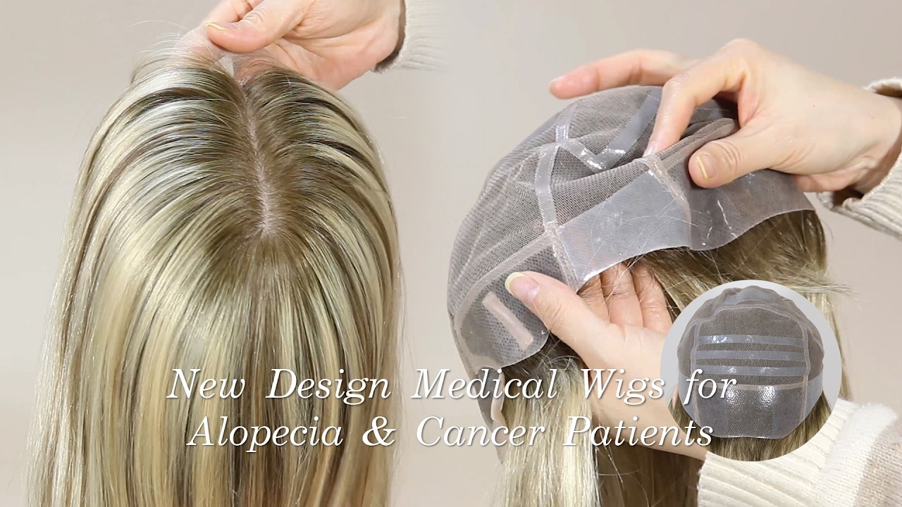 New Design Medical Wigs for Alopecia & Cancer Patients #cancerpatient #alopecia #hairloss