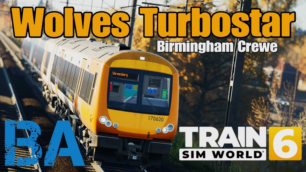 WOLVES TURBOSTAR - BIRMINGHAM CREWE - ALL ABOARD STUDIOS - TRAIN SIM WORLD 6