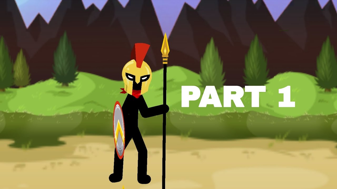 Stick war SAGA ANIMATIO  SPERTON VS JUGGERKNIGHT AND SWORDWRATH 