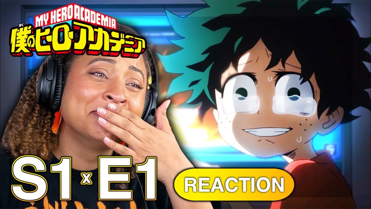 FIRST TIME WATCHING MY HERO ACADEMIA.. AND I'M ALREADY CRYING! | My Hero Academia Episode 1 Reaction