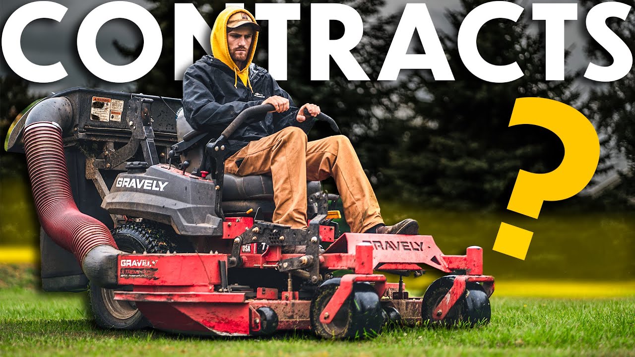 CONTRACTS  vs. PRICE PER JOB! (Lawn Care)