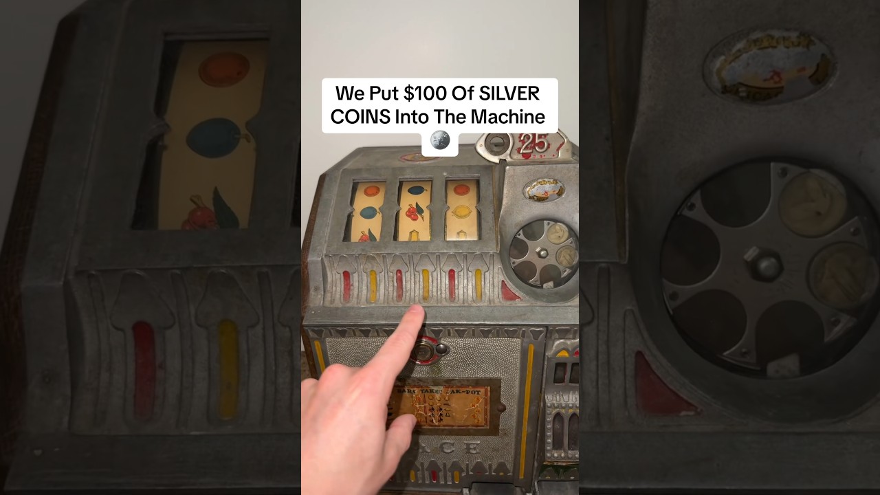 Putting $100 Of Silver Into A Slot Machine 🪙