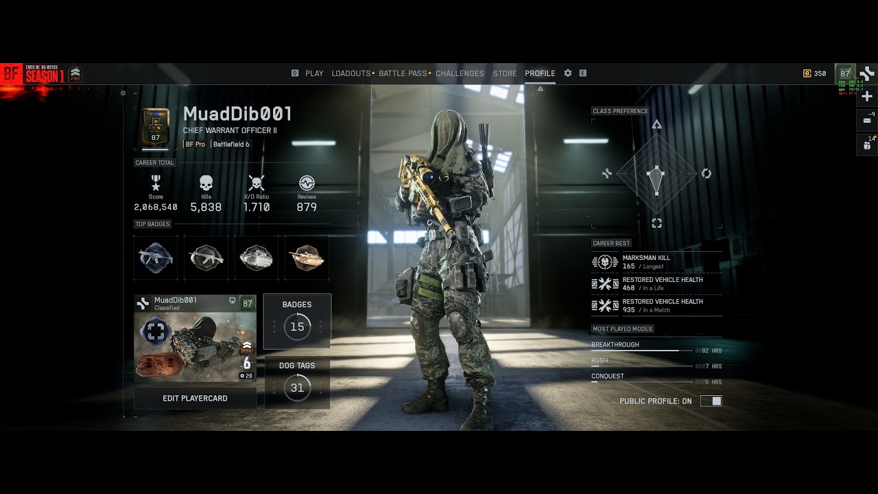 BF6 with the 59 Year Old Telling Sea Stories about the Academy (pt 2)