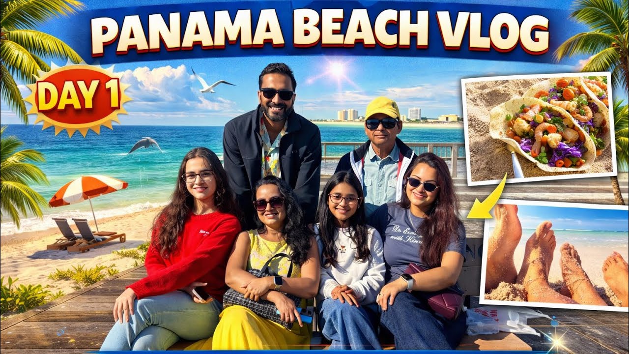 Day 1 in Panama Beach 🌴 | First Impressions & Beach Vibes!