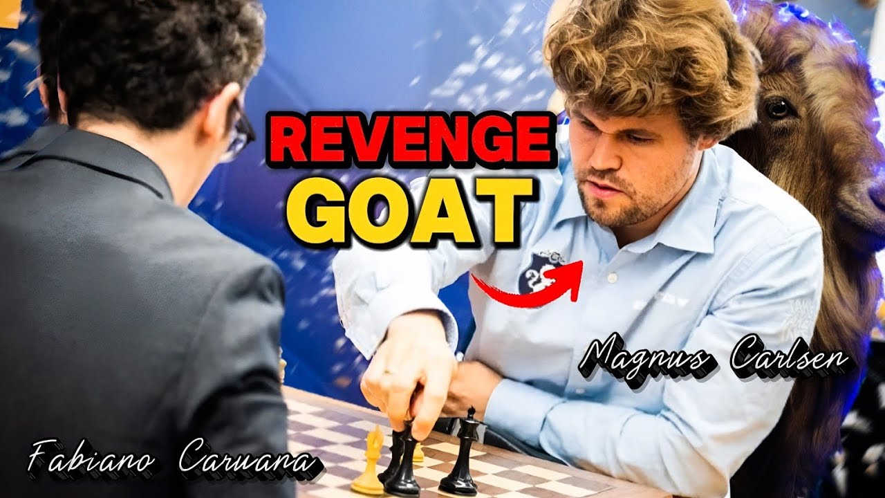 Magnus Carlsen VS Fabiano Caruana || Clutch Chess Saint Louis 2025, Champions Showdown, Round 8 G2