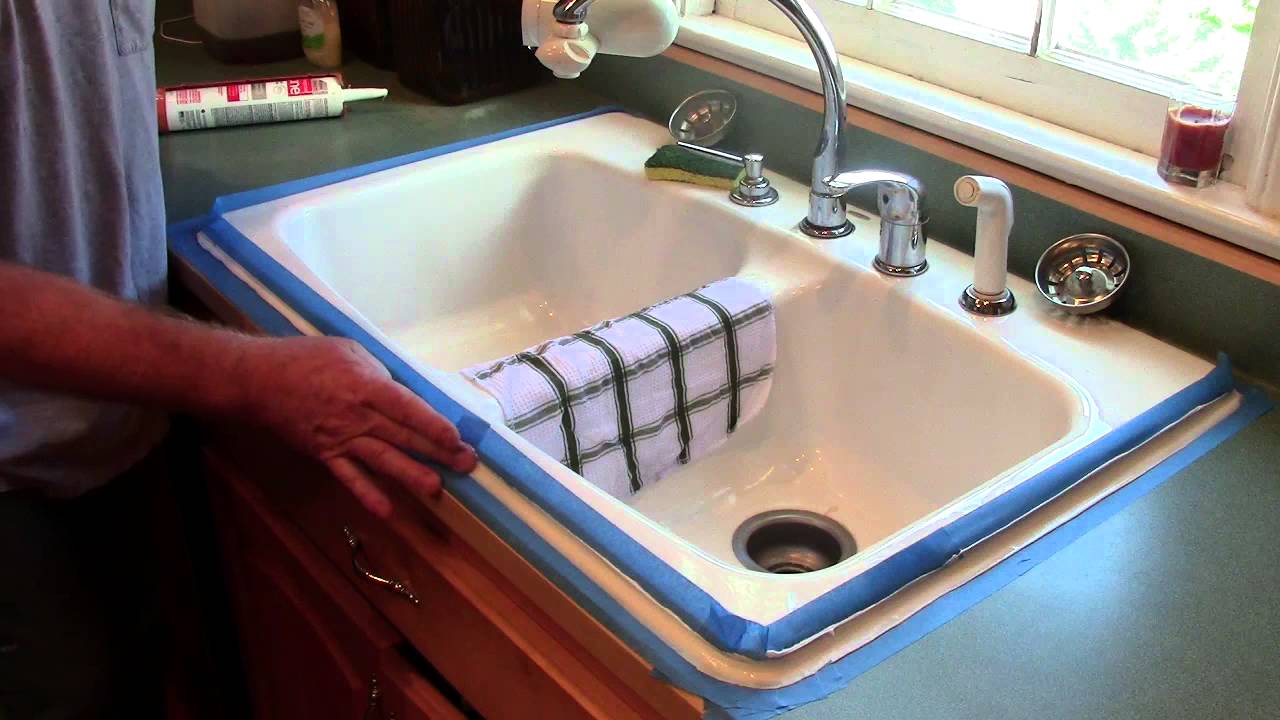 Caulking Around a Kitchen Sink