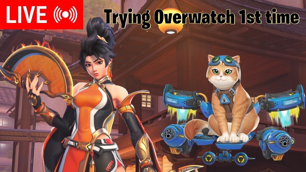 [LIVE🔴] RIVALS Addict tries OVERWATCH 1ST TIME