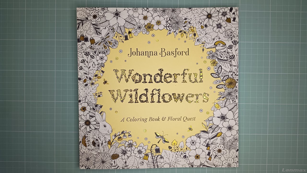 Wonderfull Wildflowers Johanna Basford - Página a página