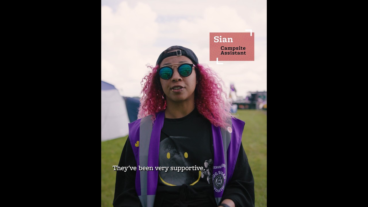 Sian a Campsite Steward volunteering at Download Festival with Hotbox Events #downloadfestival
