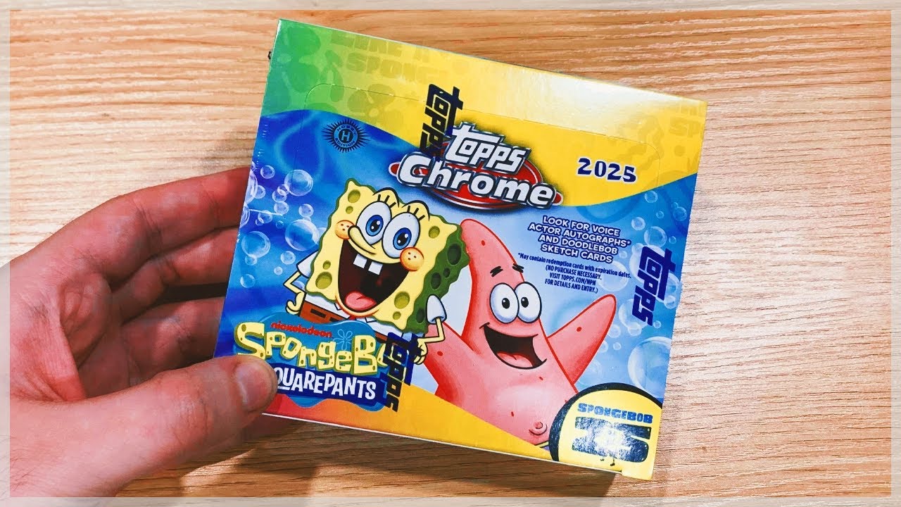 THE BEST SET OF 2025?? - SPONGEBOB TOPPS CHROME OPENING 🤯🔥