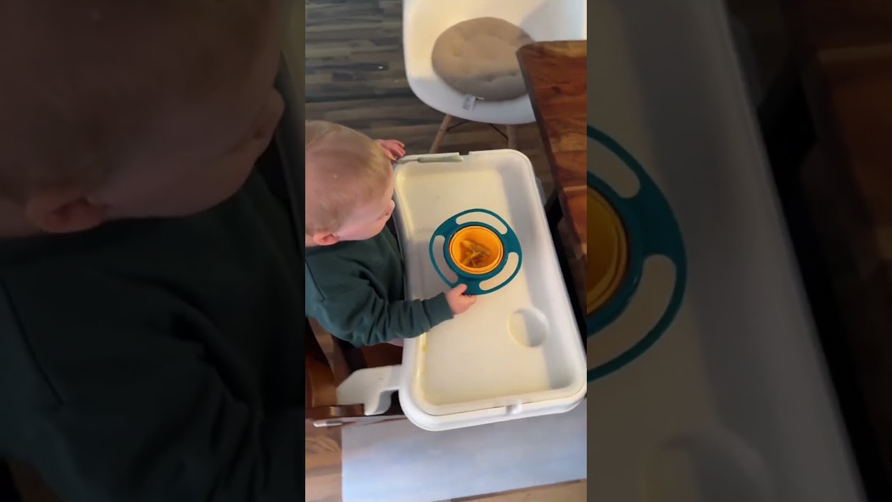 Baby Tries To Spill An Unspillable Cup