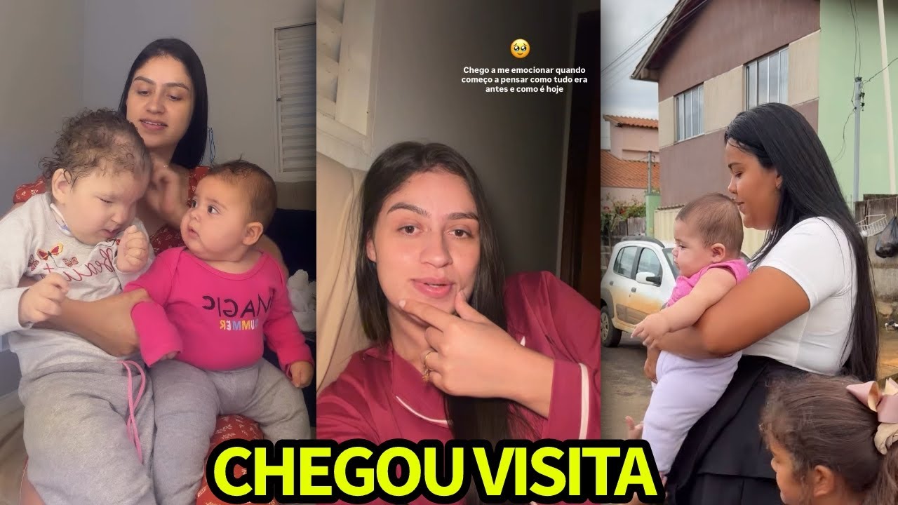 ANA VITÓRIA RECEBE VISITAS EM CASA E FAZ CAFÉ ESPECIAL 