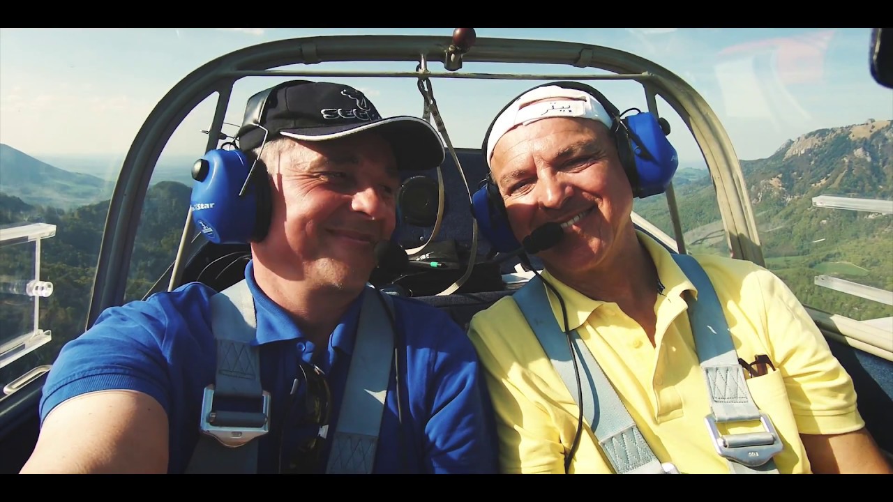 Flugsportverein Rosenheim Segelfliegen aus Leidenschaft - mit dem Motorsegler ins Kaisergebirge