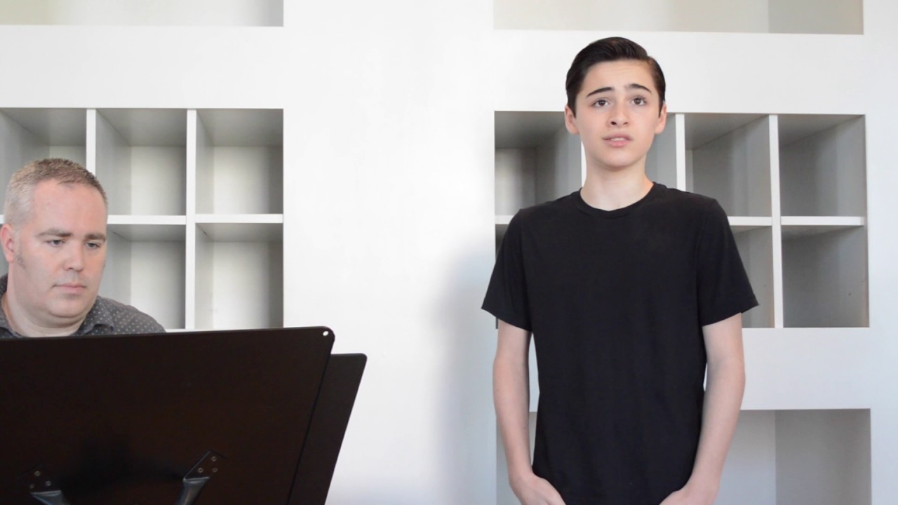Joshua Colley singing How Far I'll Go