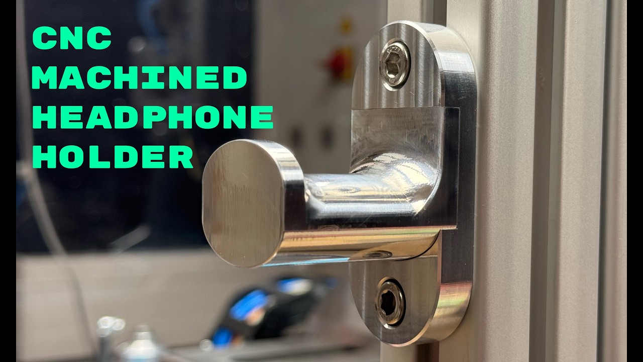 Milling Headphone Holder on my Sorotec Compact Line 0405 | DIY CNC Project