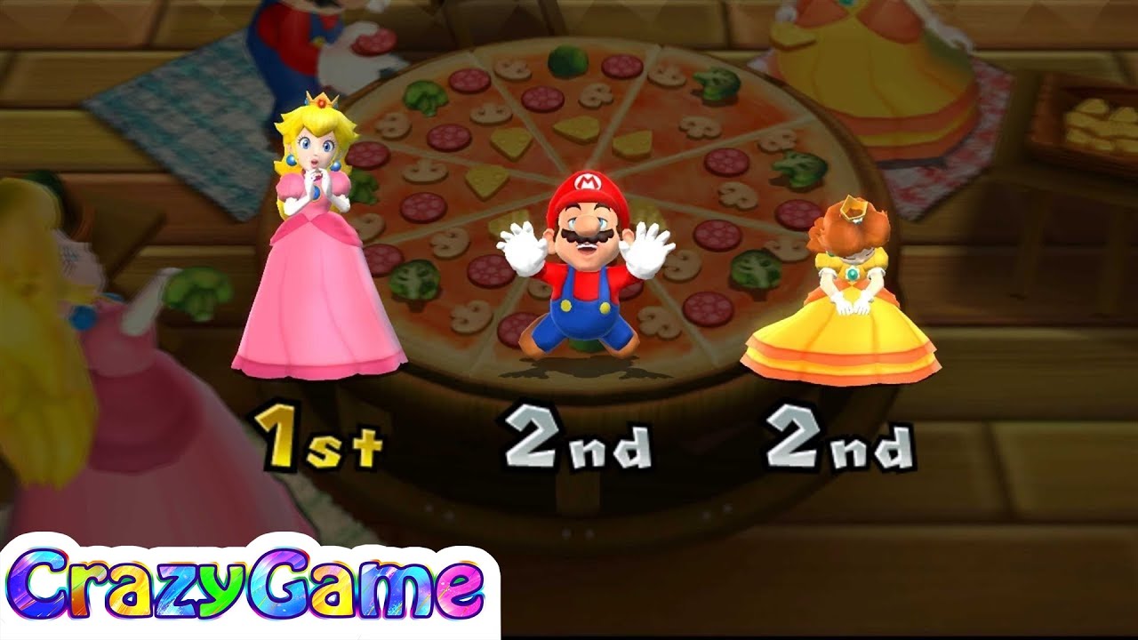 Mario Party 9 Garden Battle - Mario vs Peach vs Daisy Gameplay (Master CPU)