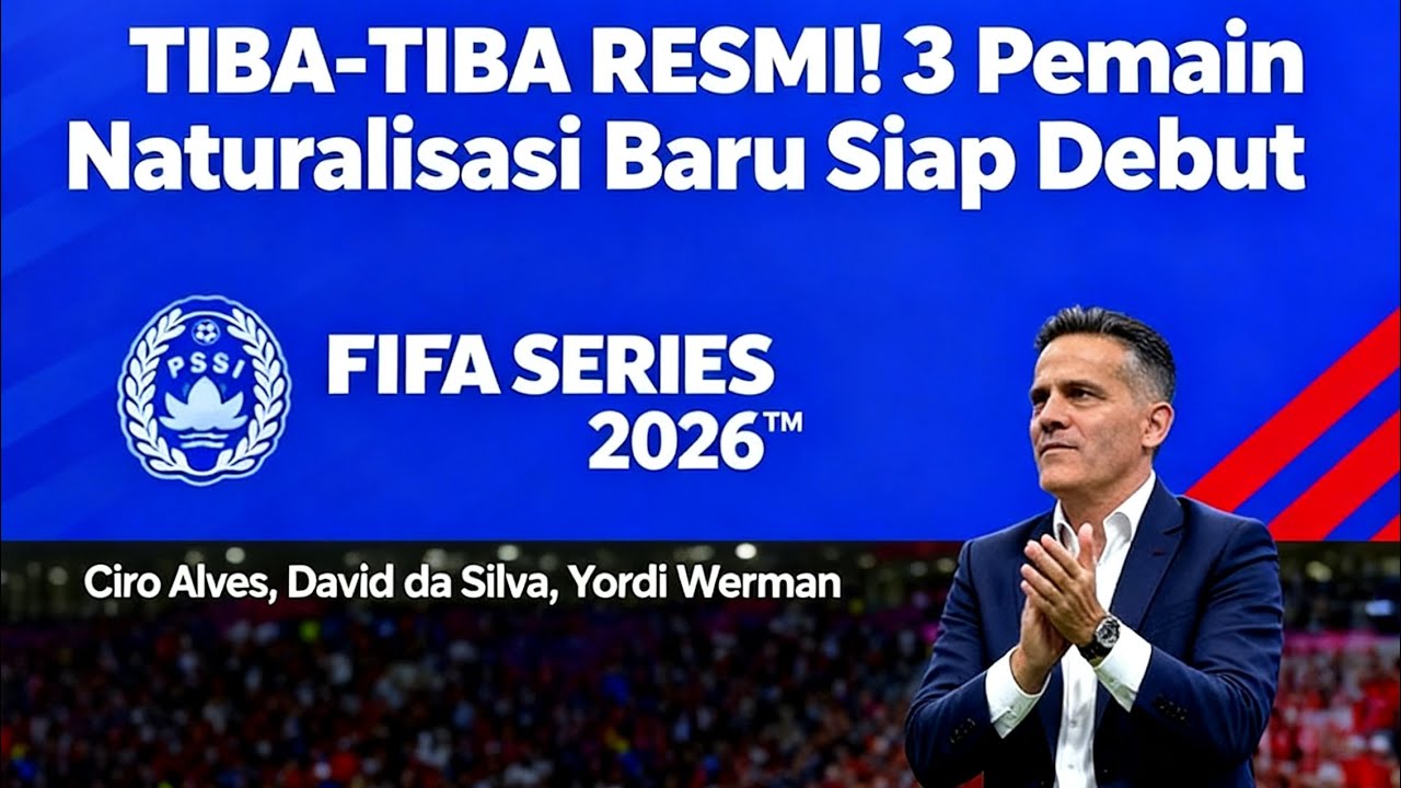 RESMI BERGABUNG! Ciro Alves & 2 Bintang Diaspora Siap Perkuat Timnas Indonesia di FIFA Series